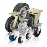 比克力Blickle 5系列 采用弹性实心橡胶轮胎的重型负载单轮和脚轮
